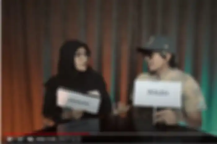 Aurel Hermansyah dan Atta Halilintar pada Sabtu (2/5/2020) (Youtube/Atta Halilintar) 