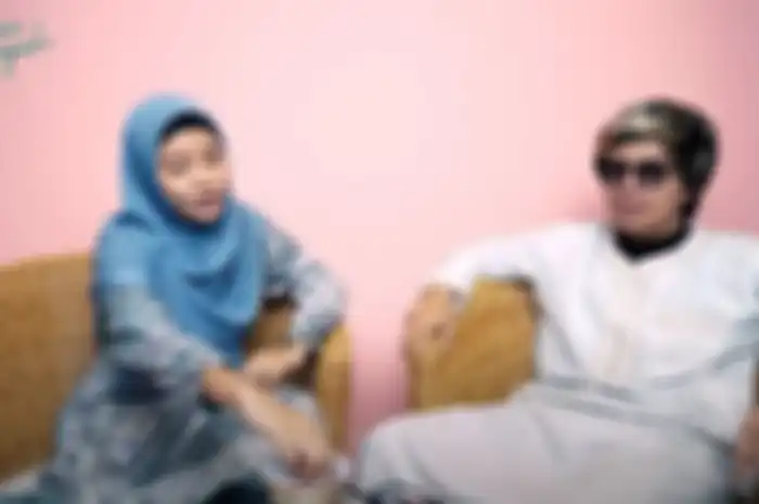 Atta Halilintar dan Aurel Hermansyah dalam sesi tanya jawab