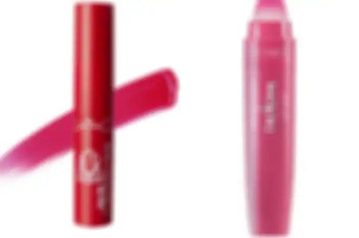 Madame Gie Magnifique Lip Tint VS Revlon Kiss Cushion Lip Tint