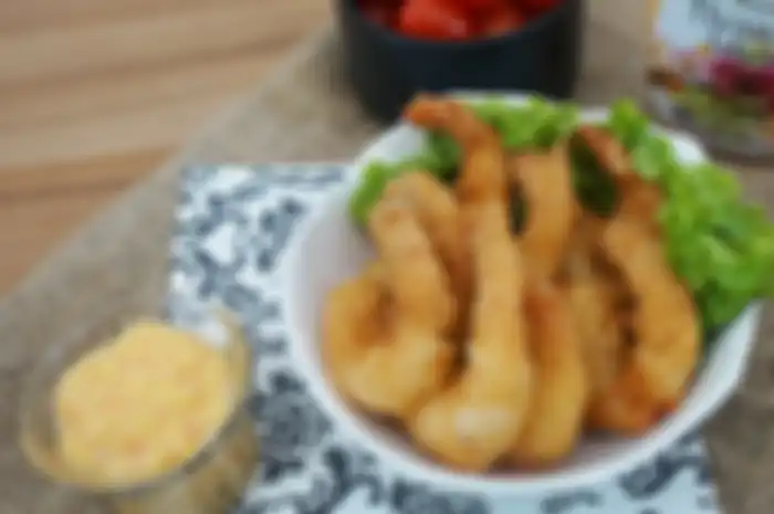 Resep memasak Coconut Prawn With Mango Thousand Island