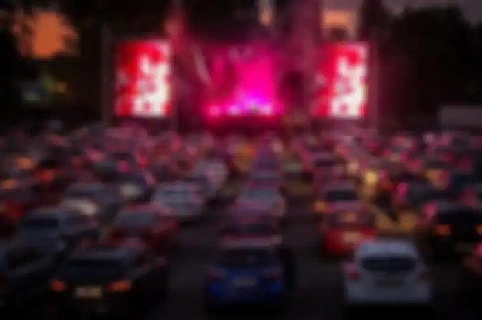 Ilustrasi konser drive-in