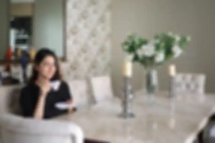 Ruang Makan mewah milik Nabila Syakieb