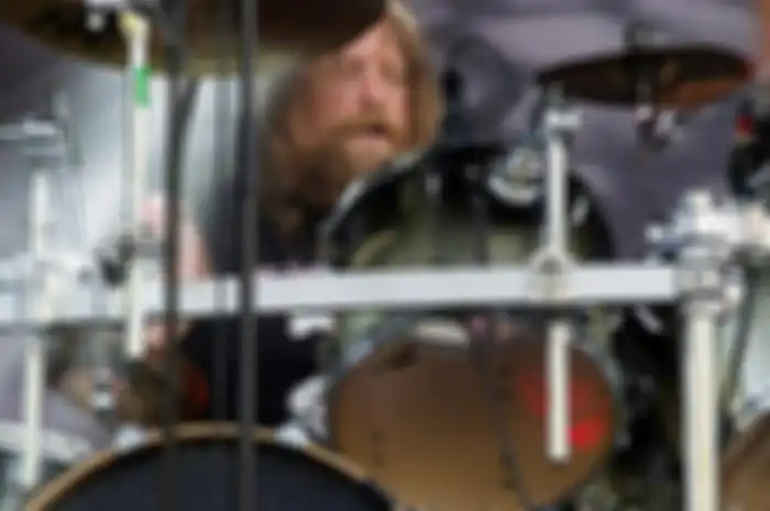 Drummer Will Carroll of Death Angel tampil di Aftershock Festival di Discovery Park pada 22 Oktober 2016 di Sacramento, California. 