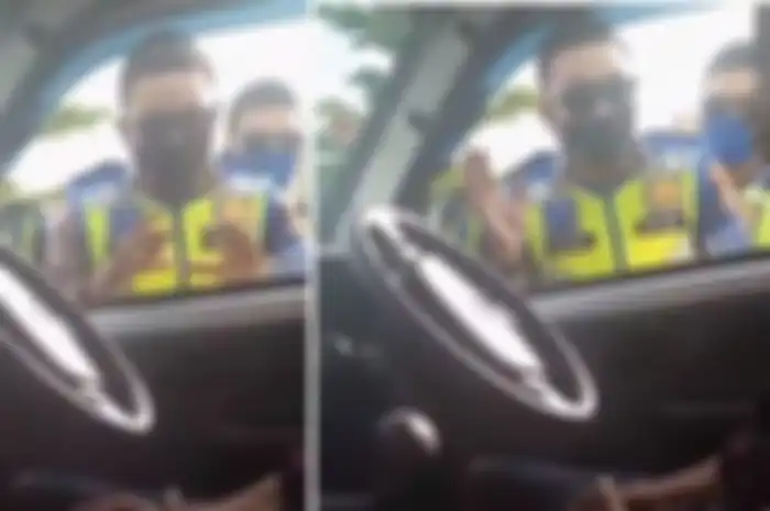 Video seorang polisi yang tidak jadi menindak pelanggar lalu lintas di Pekanbaru, Riau, Rabu (27/5/2020) mendadak viral.