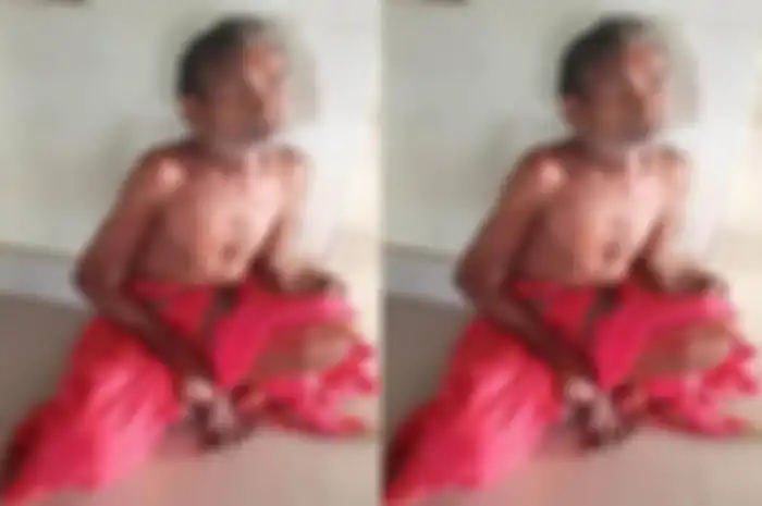 Sansari Ojha (70) pendeta Hindu yang penggal kepala pria 52 tahun karena diperintah dewa untuk menghentikan pandemi Covid-19.