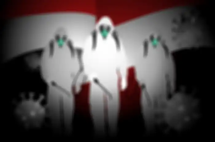 Ilustrasi virus corona