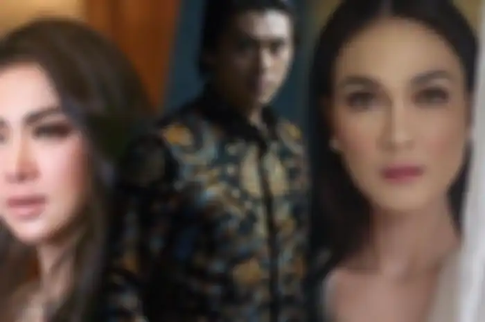 Syahrini, Reino Barack, dan Luna Maya 
