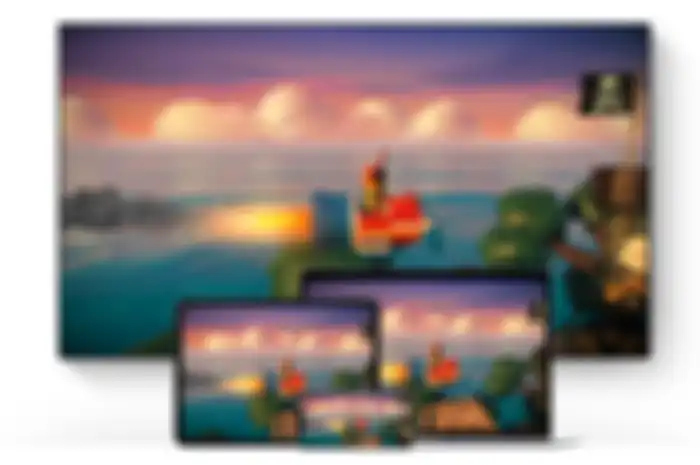 Ilustrasi perangkat Apple Arcade