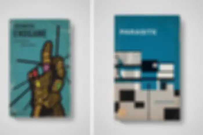 Karya Matt Stevens yang menyulap film-film favorit menjadi cover buku jadul.