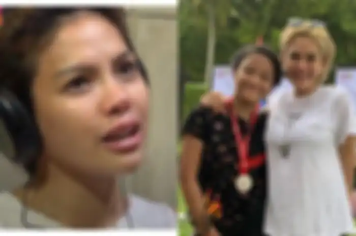 Kolase Nikita Mirzani dan putri sulungnya Laura Meizani Mawardi