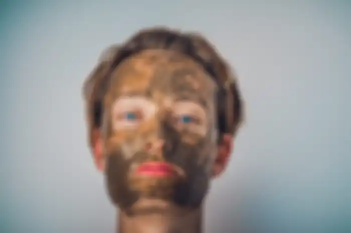 Ilustrasi cowok pake masker