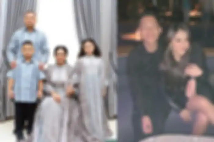 Keluarga Krisdayanti dan Raul Lemos serta Aurel dan Azriel Hermansyah