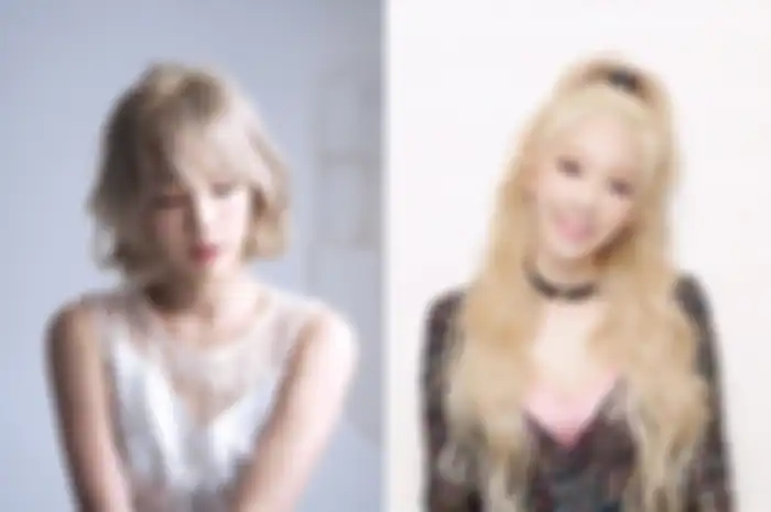 Taeyeon 'SNSD' dengan rambut pendek vs rambut panjang