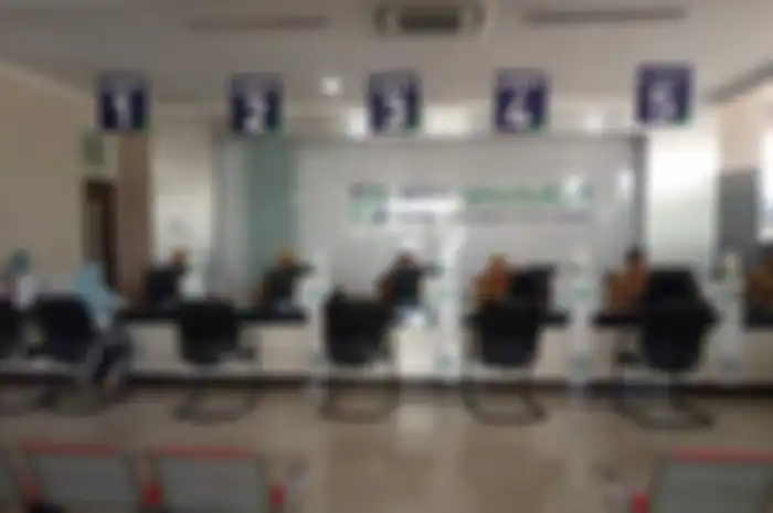 Suasana pelayanan di kantor BPJS Kesehatan Ungaran