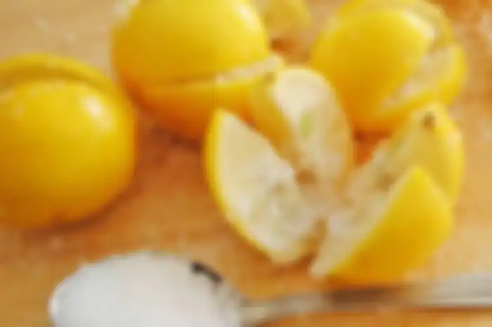 Campuran Lemon Garam untuk di dapur