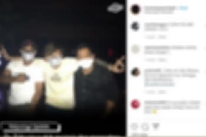 Postingan instagram Holywings, dimana dr Tirta terlihat disana