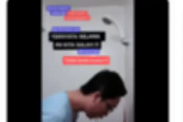 Tangkapan layar video untuk tidak melakukan kumur setelah sikat gigi