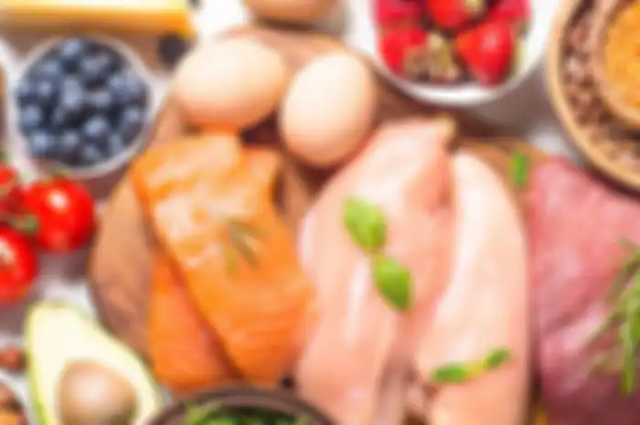Ilustrasi foto makanan diet