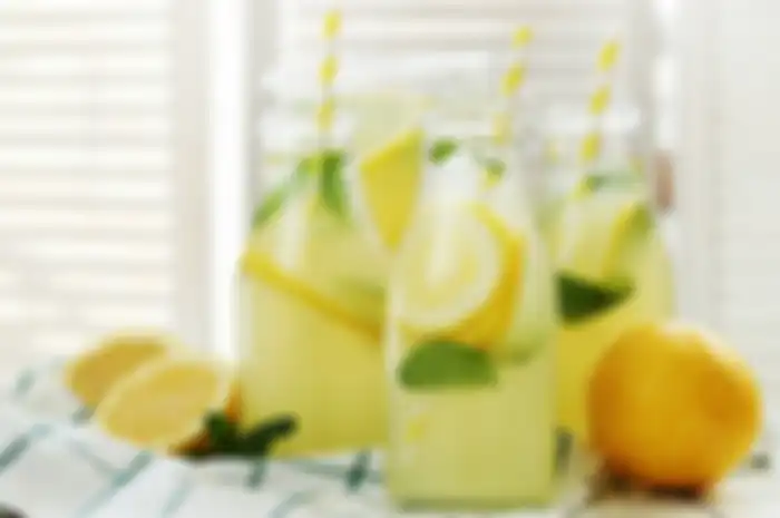 Ilustrasi jus lemon