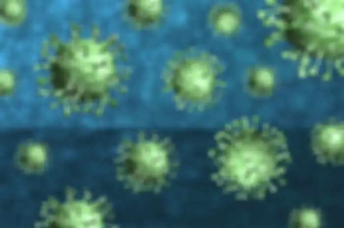 Ilustrasi virus corona