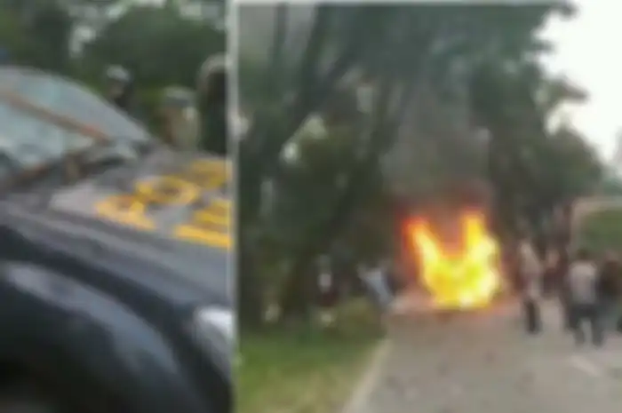 Warga melakukan aksi unjuk rasa di Madina karena masalah bantuan sosial terkait dampak Covid-19. 
