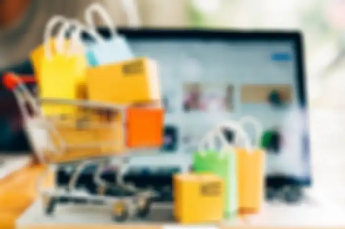 Ilustrasi online shopping