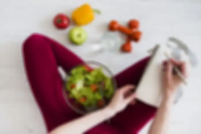 Illustrasi diet