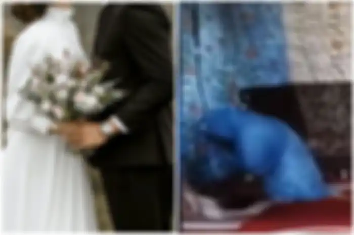 Berlutut Nangis Meraung-raung di Pelaminan Cuma Dicueki Suami, Pengantin Wanita Viral, Tak Sudi Dikawini Hingga Menjerit Minta Pulang