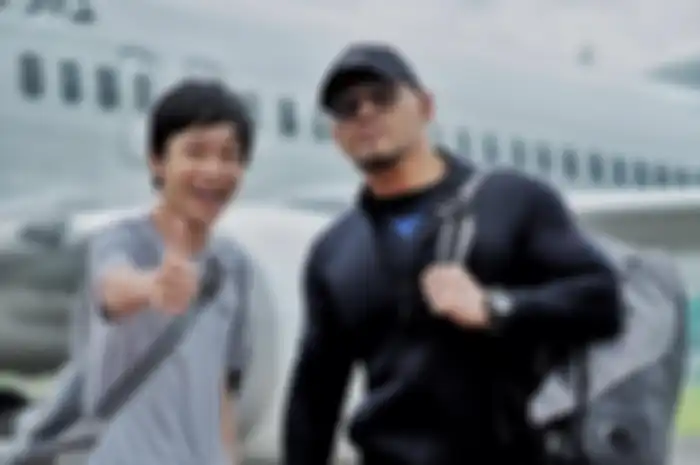  Azka Corbuzier bersama Deddy Corbuzier.