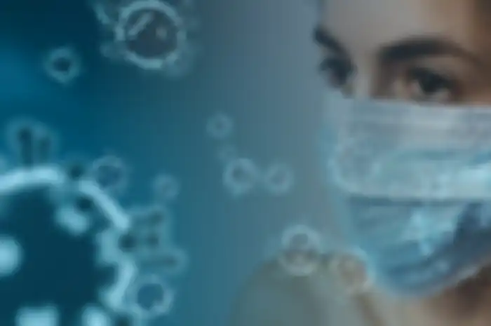 Ilustrasi virus corona