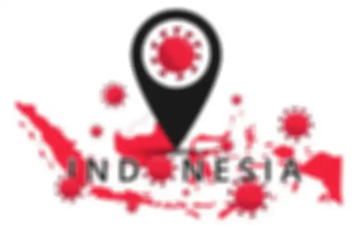 Ilustrasi zona merah Covid-19