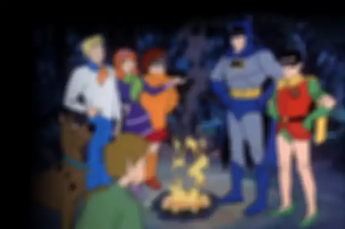 Geng Scooby Doo ketemu karakter DC Batman dan Robin