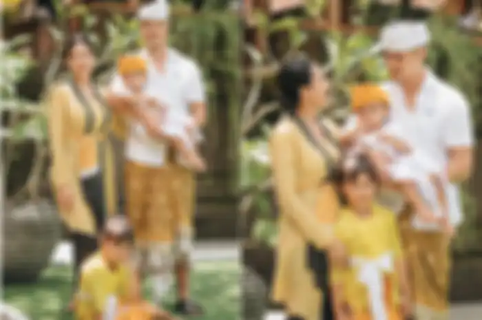 Happy Salma dan keluarga