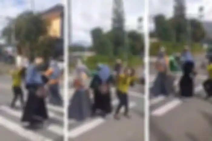 Ajojing Goyang Pinggul di Zebra Cross Lampu Merah, Emak-emak Viral Ini Bakal Dipanggil Polisi, Netizen: Awas Pulang Dijewer Suami!