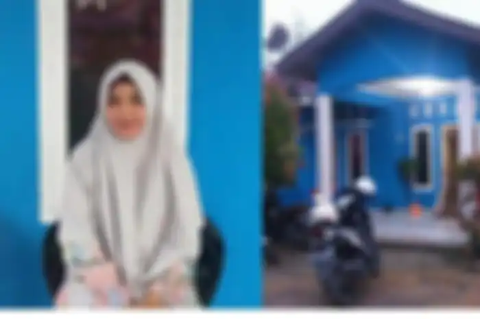 Metha (30) yang mendadak viral di media sosial Facebook setelah memposting rumahnya yang akan dijual dan siap dipinang 
