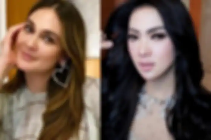 Syahrini dan Luna Maya 