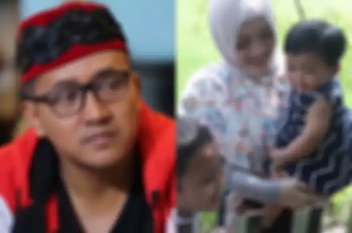 Teddy mengasuh anaknya