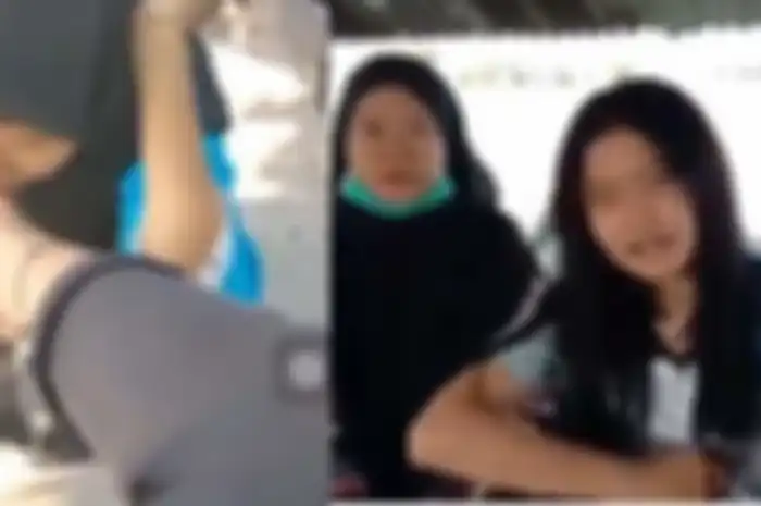 Videonya viral, aksi siswi SMK Bekasi yang paksa temannya cium kakinya akhirnya minta maaf