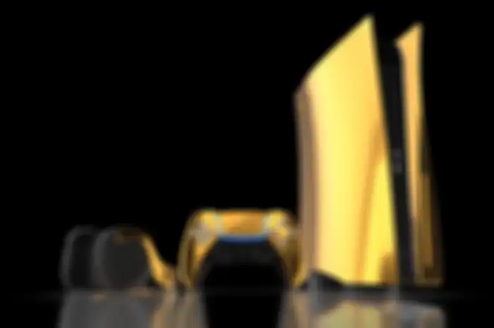 PlayStation 5 lapis emas 24 karat