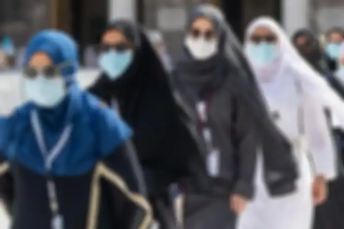 Pelaksanaan Ibadah Haji 2020, para jamaah wajib mengenakan masker dan menjaga jarak. 