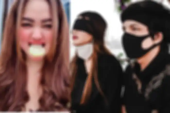 Kolase foto Clara Gopa dan Aurel Hermansyah dengan Atta Halilintar