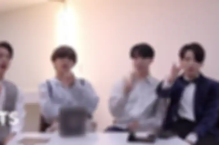 Tangkapan layar boyband BTS di trailer acara Unpacked 2020 yang bakal digelar oleh Samsung pada tanggal 5 Agustus 2020.