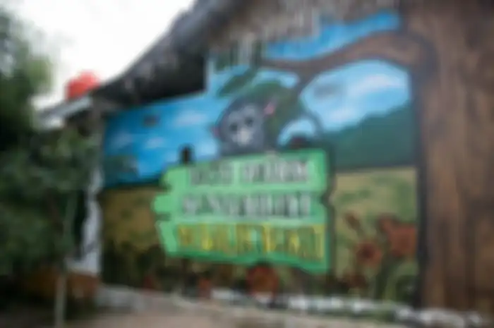 Salah satu spot berfoto di Eco Park, Kabupaten Bangka.