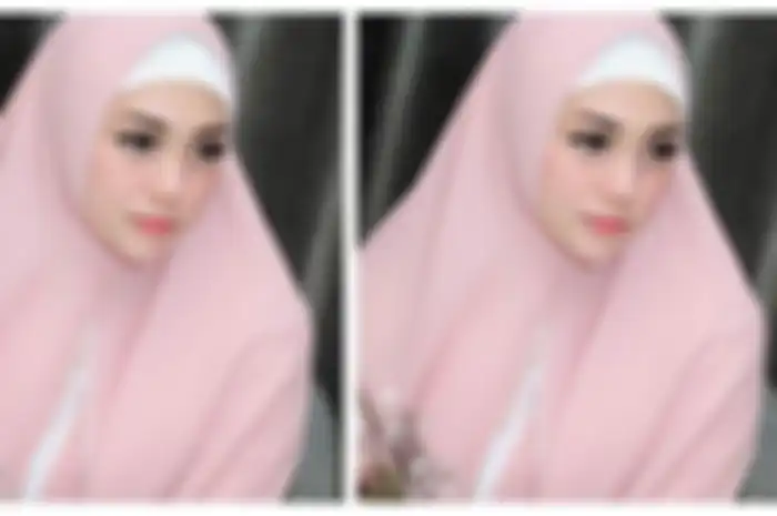 Celine evanelista tampil berhijab