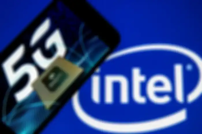Ilustrasi chipset 5G terbaru MediaTek bersama Intel.