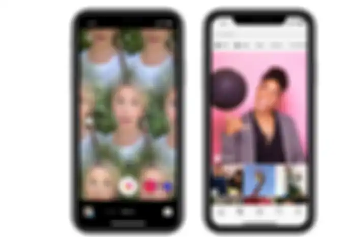 Fitur baru Instagram bernama Reels yang mirip dengan TikTok.