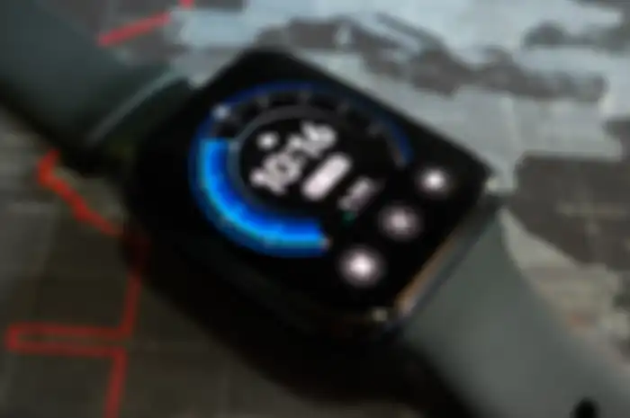 Layar melengkung Oppo Watch