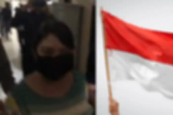 Viral perempuan bakar bendera merah putih, sosoknya disebut anggota TNI, Kodim pun angkat bicara