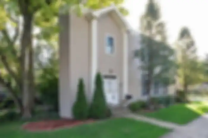 Properti yang disebut sebagai Rumah Pai di di Deerfield, Illinois, Amerika Serikat (AS). 
