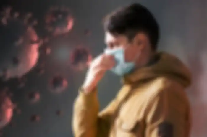 Ilustrasi pasien virus corona.